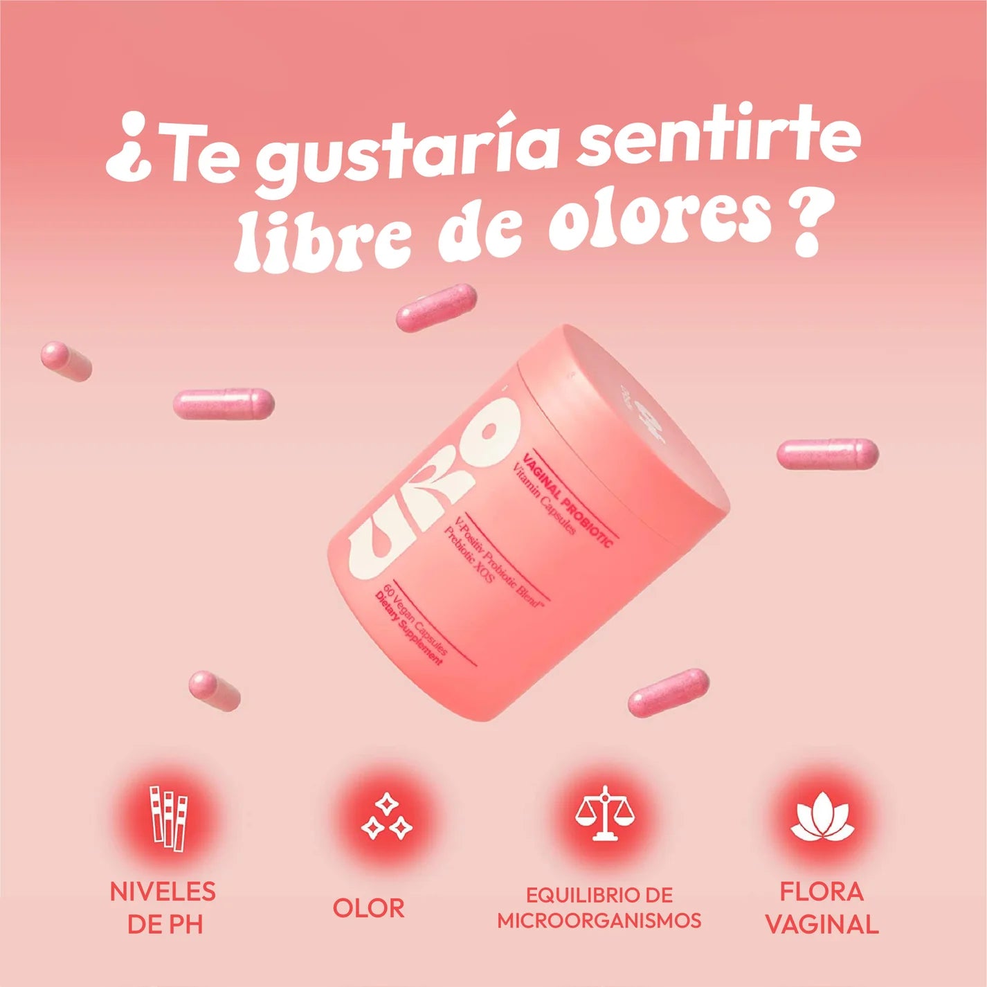 Probioticos URO 60 capsulas (el original)